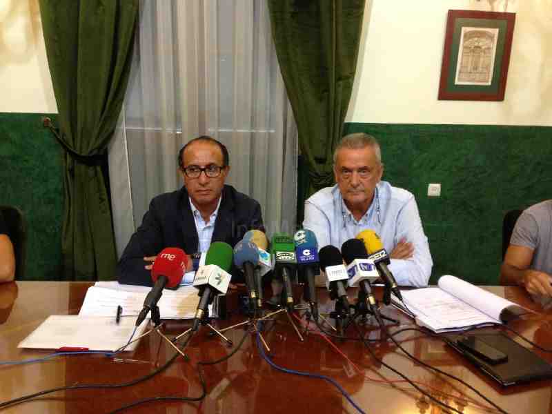 El Barkani y Calderón tras la reunión