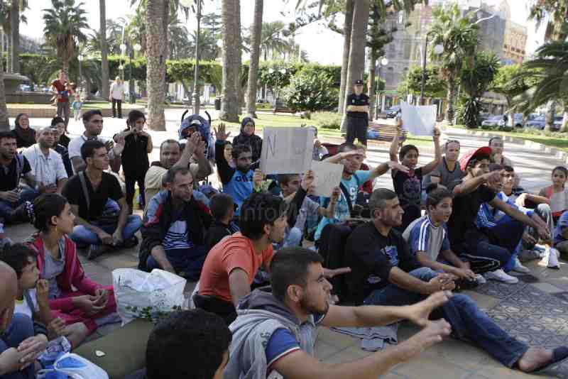 La Delegación del Gobierno advierte a los inmigrantes sirios que se equivocan al reclamar soluciones por la fuerza