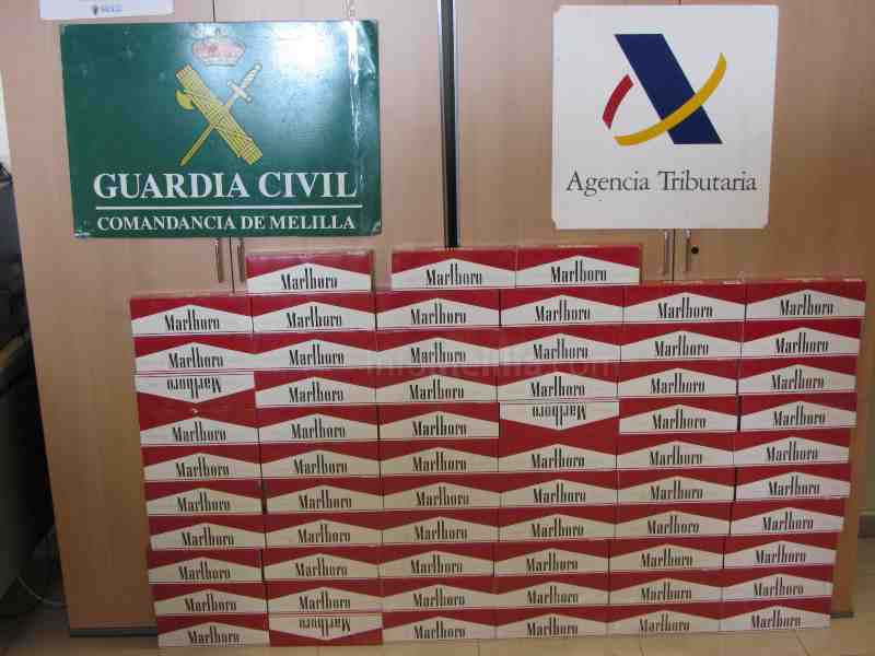 Crece un 440 % la aprehensión de tabaco de contrabando en Melilla en 2013