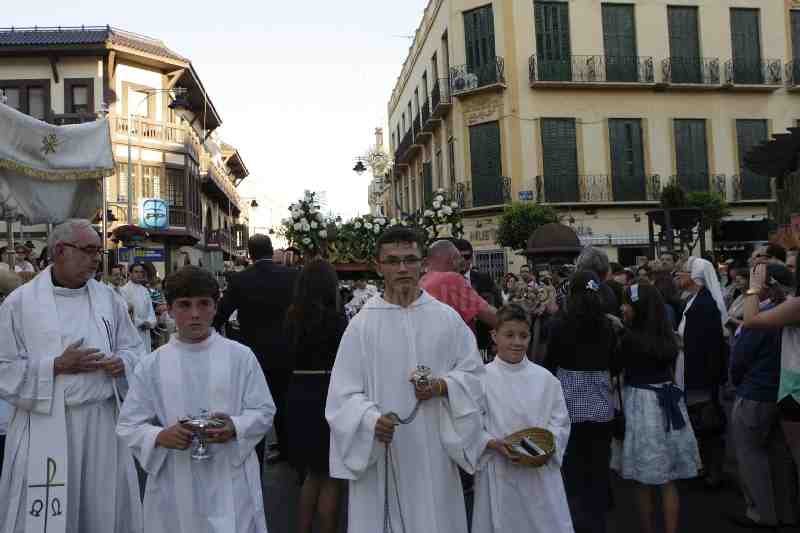Los cristianos melillenses celebran la festividad del Corpus