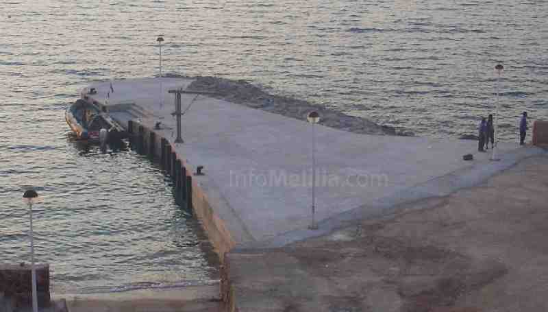 La Autoridad Portuaria finaliza las obras de rehabilitación del embarcadero del Puerto de Chafarinas