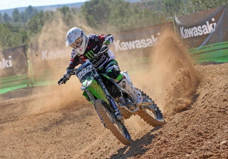 Borja Martín en plena carrera