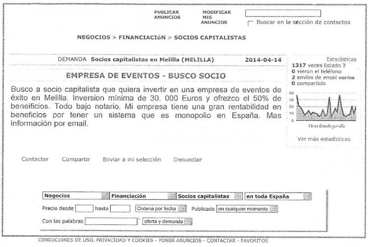 Detenido un joven melillense acusado de un presunto delito de estafa al vender entradas falsas para la final de la Champions League
