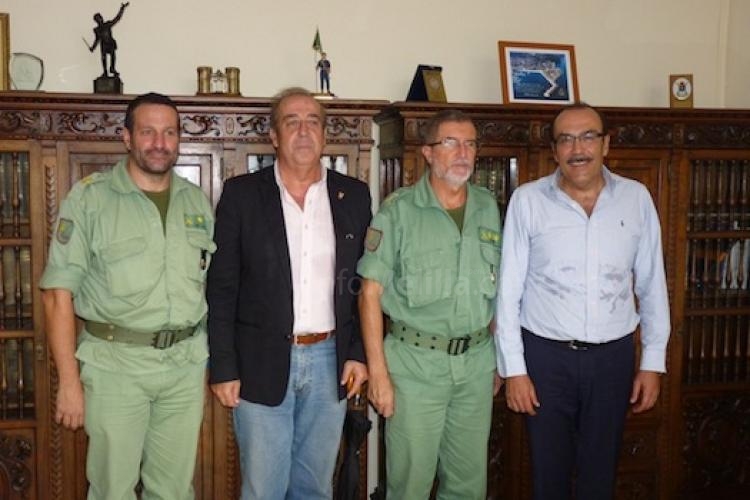 Melilla Baloncesto: Visita al Tercio Gran Capitán I de la Legión para continuar con la promoción del equipo