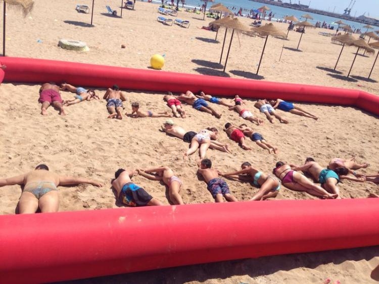 La actividad de 'Playa para Todos' se salda con un rotundo éxito