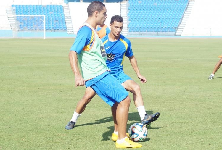 Amarito durante una sesión de entrenamiento
