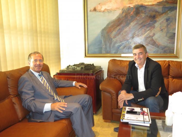 Miguel Marín con Cristóbal Sánchez
