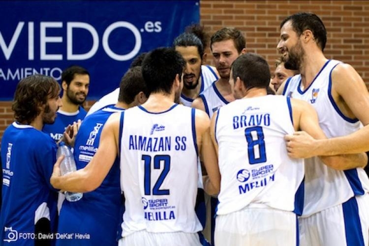 El Club Melilla Baloncesto vuelve a encadenar tres triunfos consecutivos casi tres años después