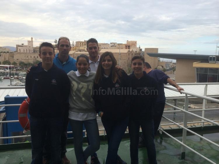 Los regatistas melillenses de 4.7