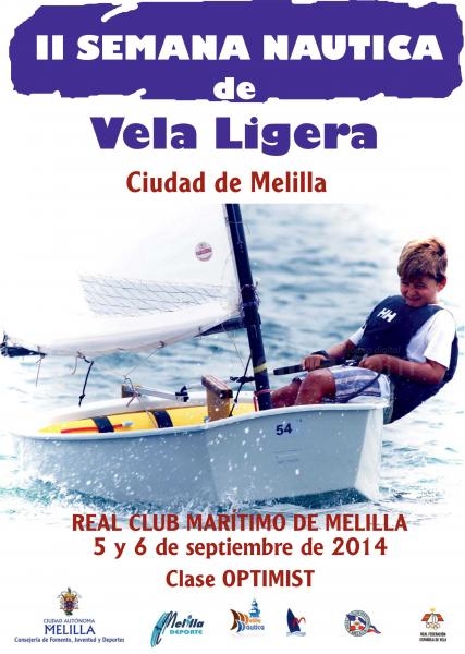 Cartel anunciador de la citada prueba de Vela Ligera