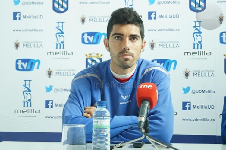 Guille Roldán, autor del primer tanto ante el Lucena