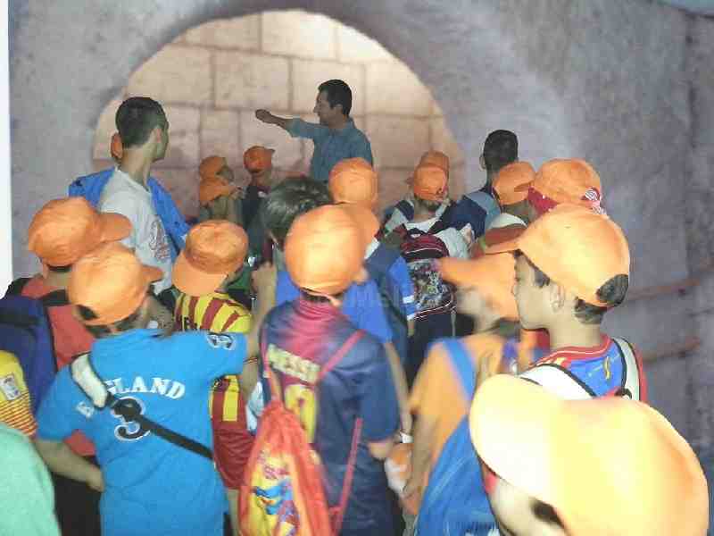 La Fundación colabora con las Colonias de Cáritas y los campamentos infantiles para dar a conocer la riqueza patrimonial a los más pequeños