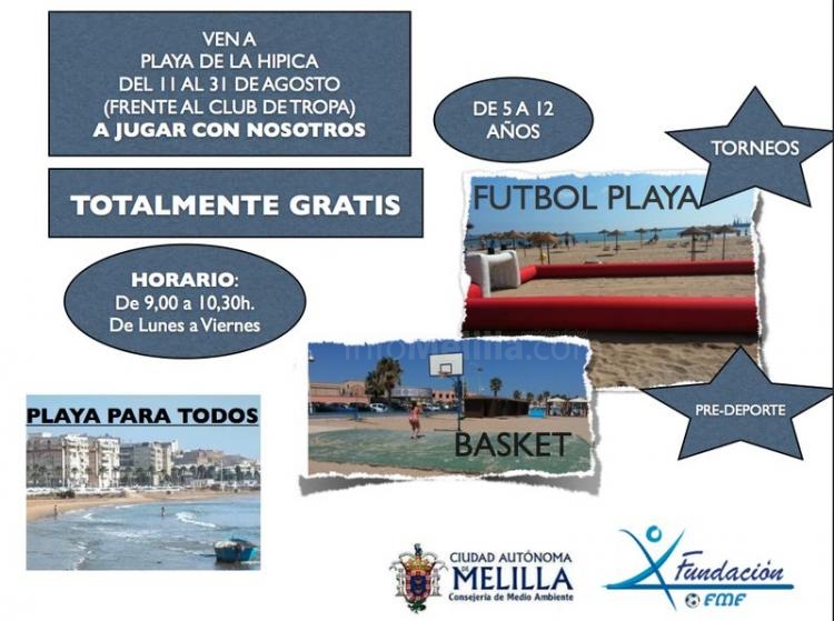 Cartel anunciador de dicho evento deportivo veraniego