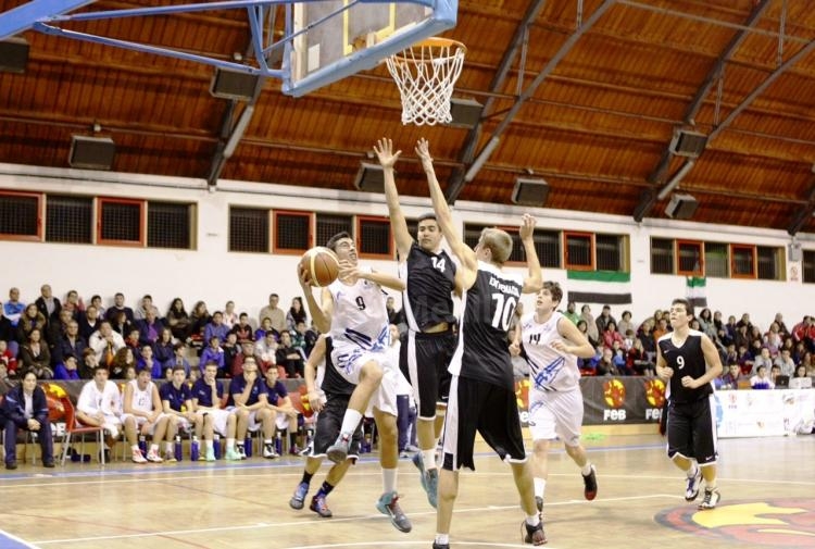 Imagen del partido en categoría masculina entre Extremadura y Melilla