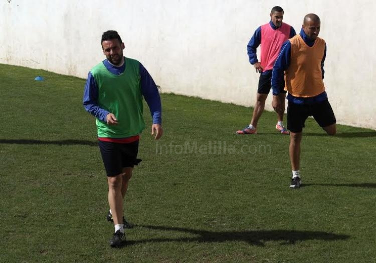 Pedro Bolaños durante una sesión de entrenamiento