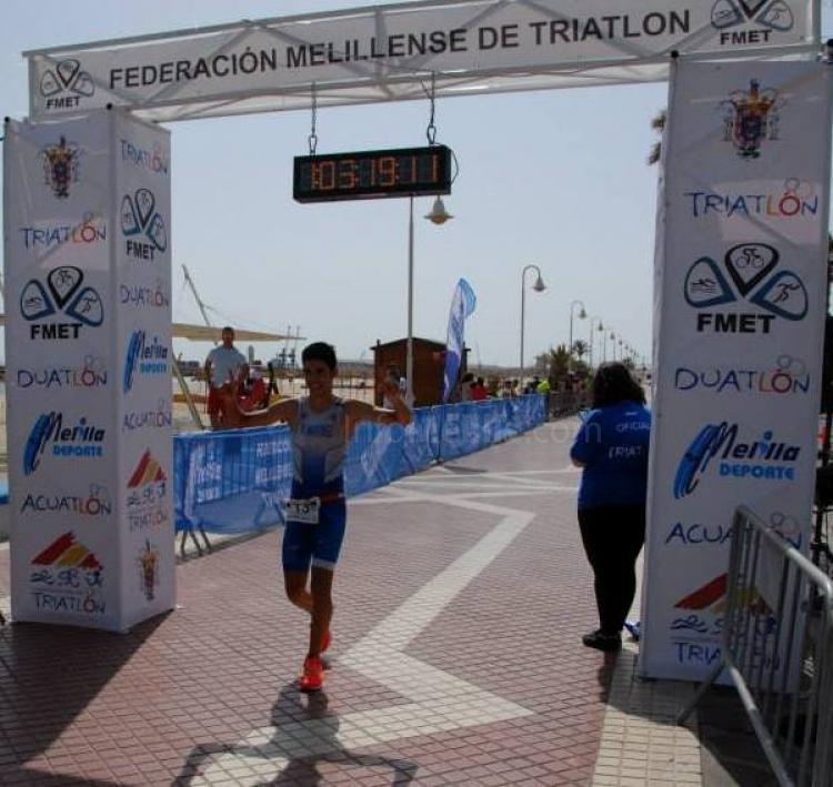 Nuestro triatleta Álvro Martínez