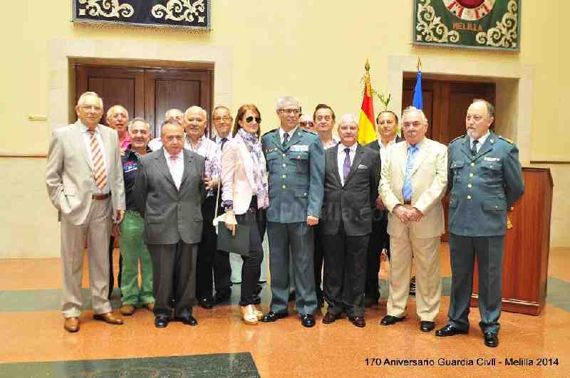 La Guardia Civil de Melilla celebra el 170º aniversario de la fundación del Cuerpo