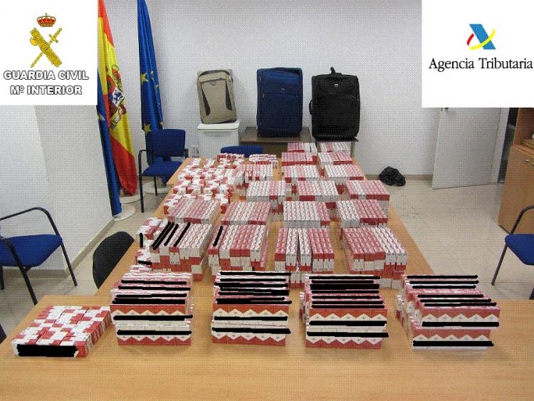 Incautados en el puerto de Melilla 2.500 cajetillas de tabaco de contrabando