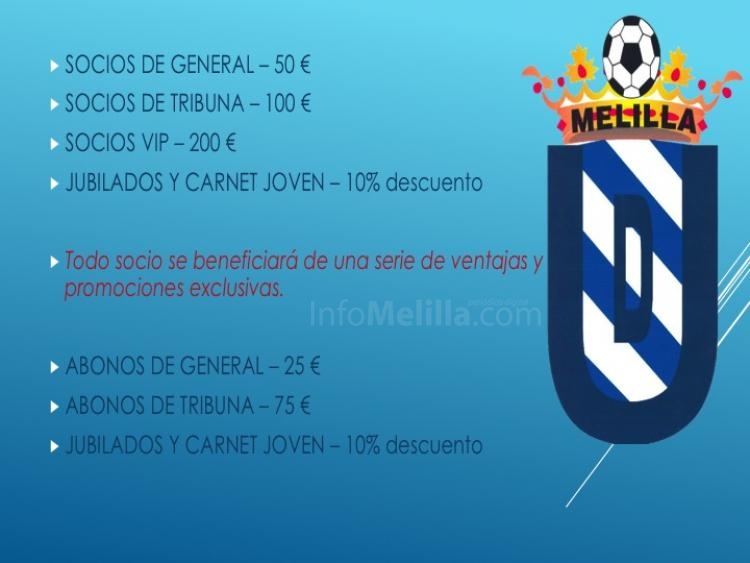 Este miércoles comienza la campaña de abonados de la U.D. Melilla 14/15