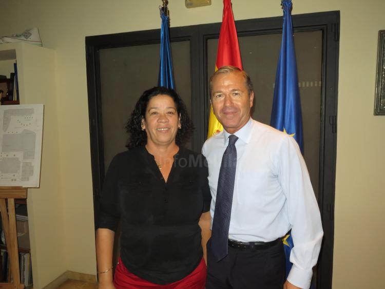 Miguel Marín con Idallia Valdés