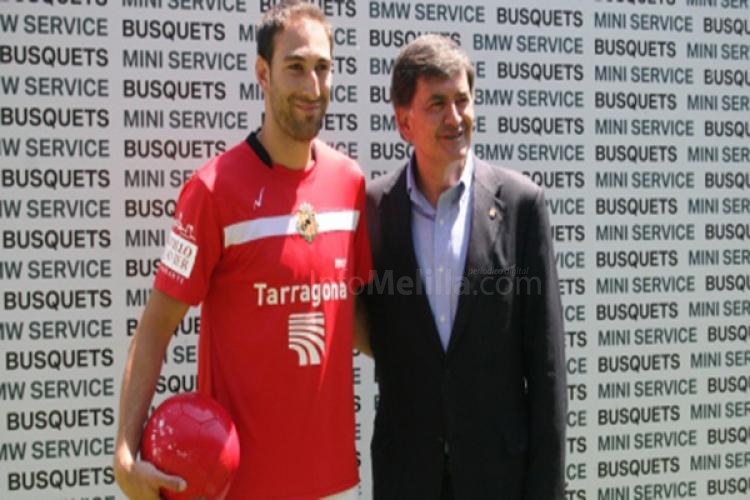 Juanjo, cuando firmó por el Nastic de Tarragona