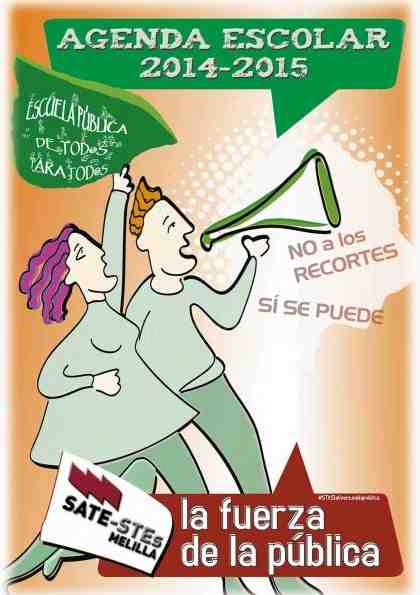 SATE-STEs presenta su agenda escolar para el curso 2014-2015