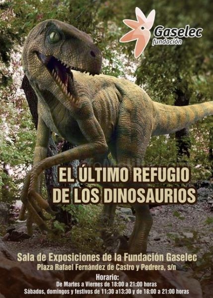 La Fundación Gaselec sortea una cesta de navidad entre los niños que se acerquen a la exposición “El último Refugio de los Dinosaurios”