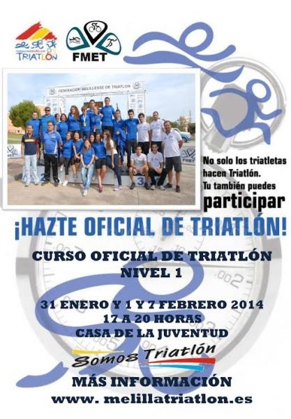 Triatlon: Convocatoria del Curso de Oficial de nivel 1