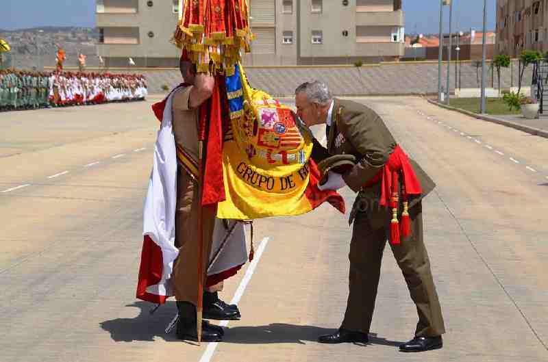 El Comandante General se despide de las Unidades de la COMGEMEL con una parada militar
