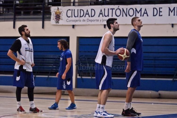 El Melilla Baloncesto vuelve al trabajo tras el encuentro en Barcelona