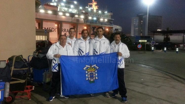 El equipo melillense al completo