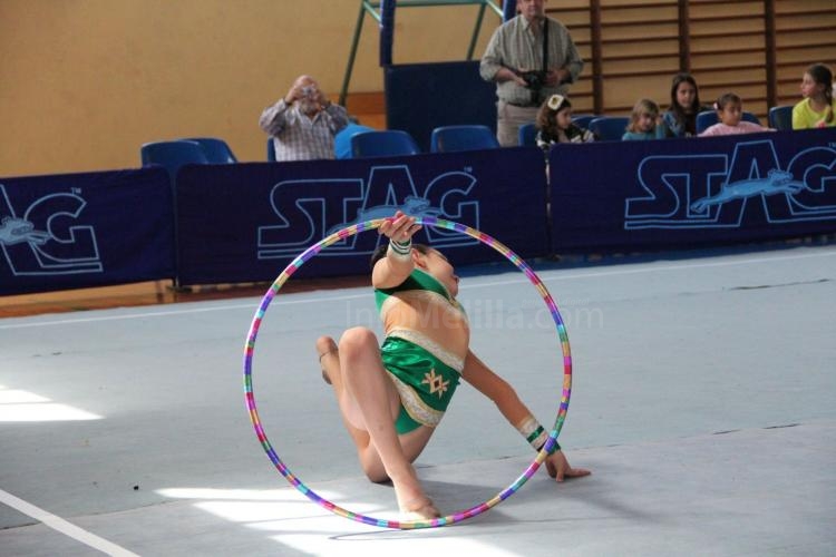 La gimnasta Claudia Martín