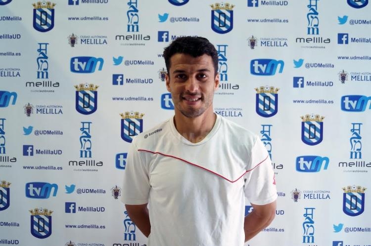 Sufian, jugador de la Unión Deportiva Melilla