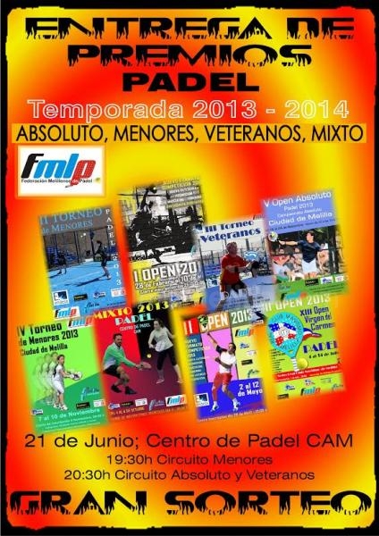 Padel: la Territorial melillense coronó este sábado a sus mejores jugadores