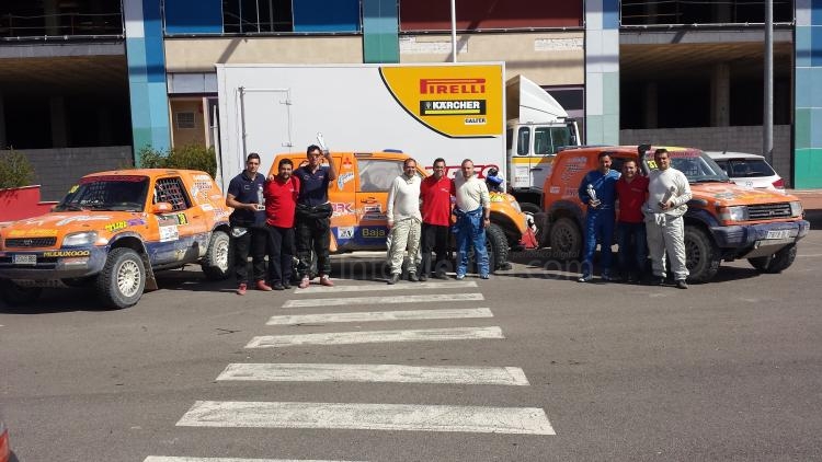 El equipo melillense participante en el Nacional TT en Lorca