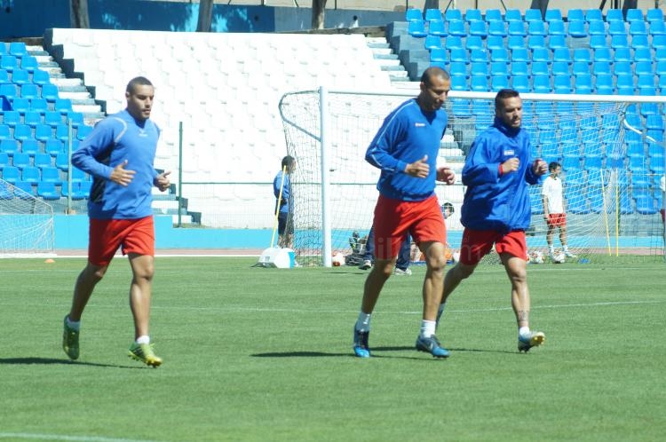 La U.D. Melilla baja el pistón en la penúltima sesión semanal
