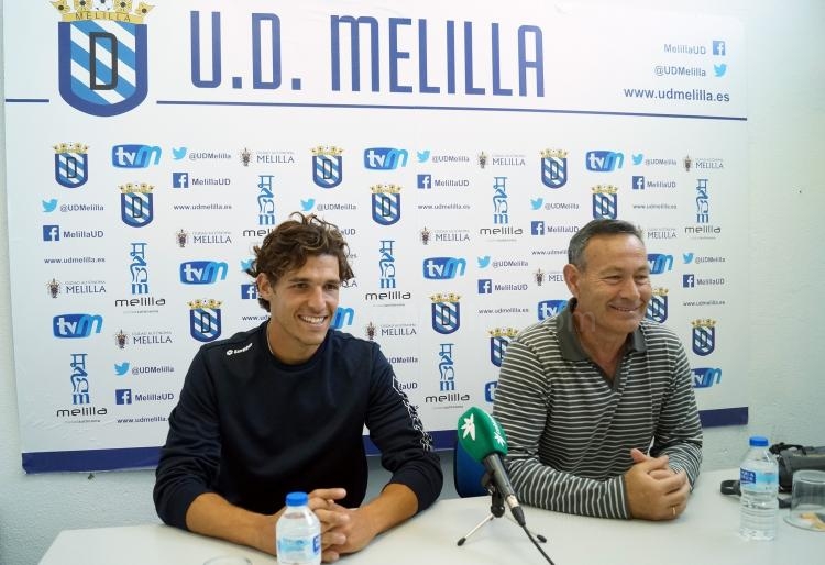 Fran Miranda y su técnico, Juan Moya