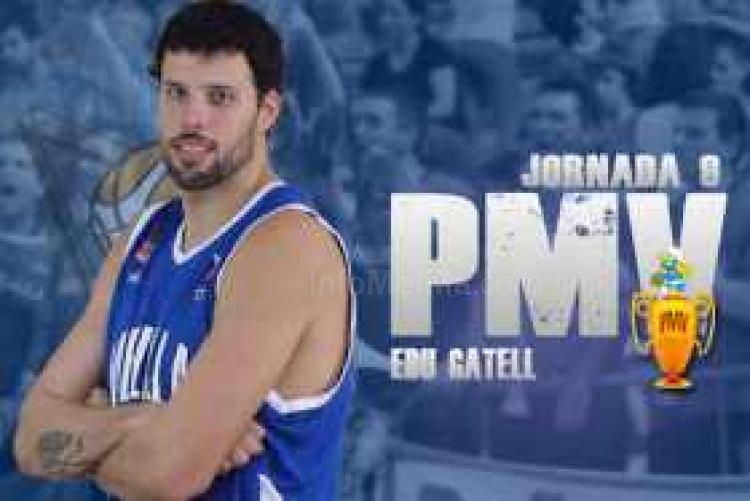 El jugador de CB Melilla, Gatell, incluido en el quinteto ideal de la jornada