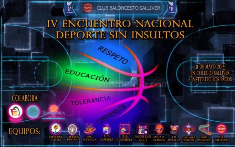 Cartel anunciador de dich evento baloncstístico