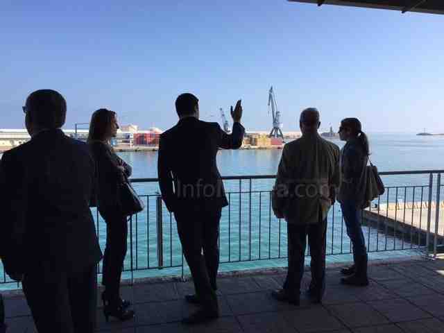 Socios del ‘Proyecto Increase’ visitan las instalaciones del Puerto de Melilla