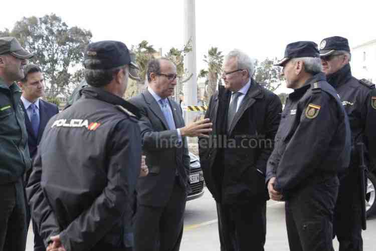 Valcárcel durante su última visita a Melilla