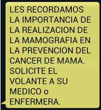 El INGESA se comunicará con los usuarios vía sms