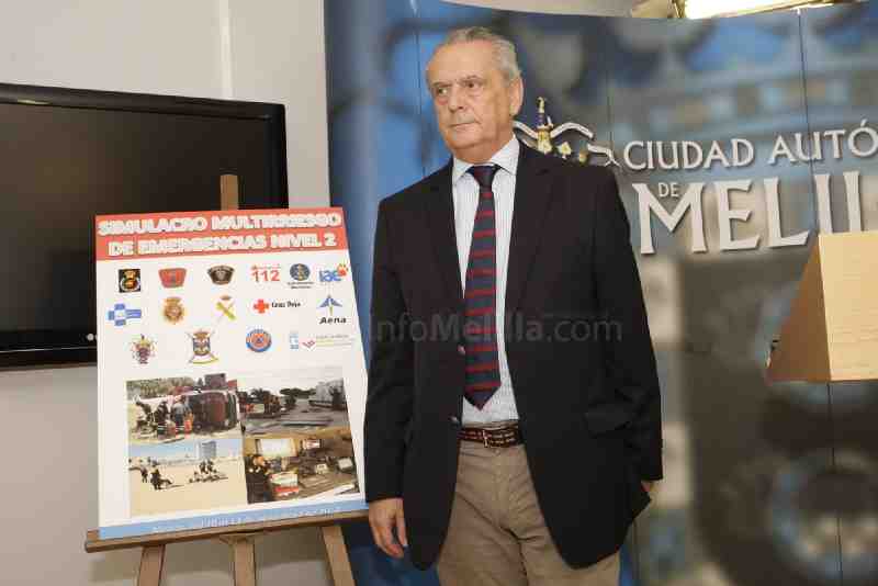 Melilla será el escenario de un simulacro de emergencias los próximos días 10, 11 y 12 de noviembre