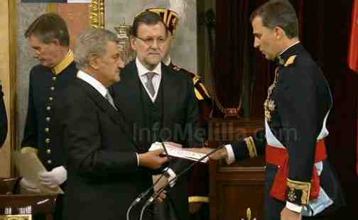 El Gobierno de Melilla felicita al nuevo monarca Felipe VI y le desea un reinado exitoso