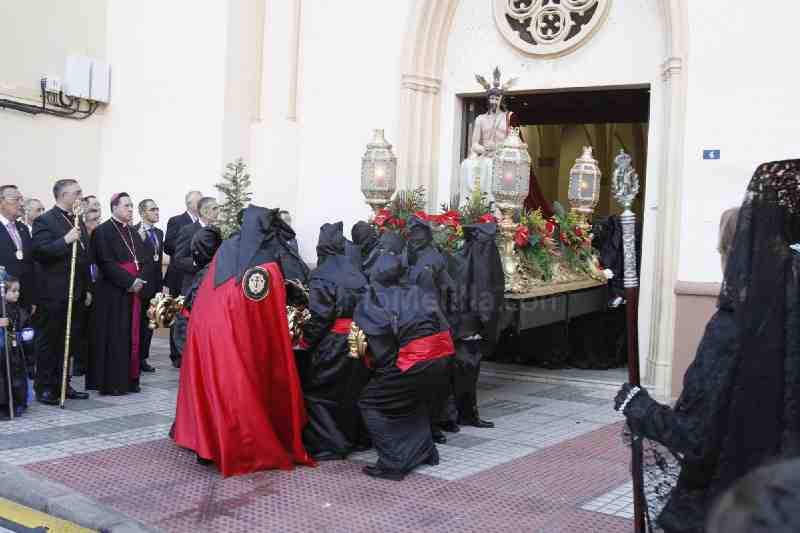 ‘El Humillado’ pasea sus heridas y su dolor en una noche primaveral de Martes Santo