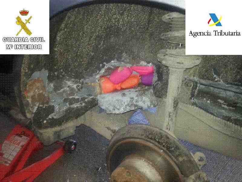 La Guardia Civil intervino 3.712 kilos de droga en Melilla durante todo el año 2013