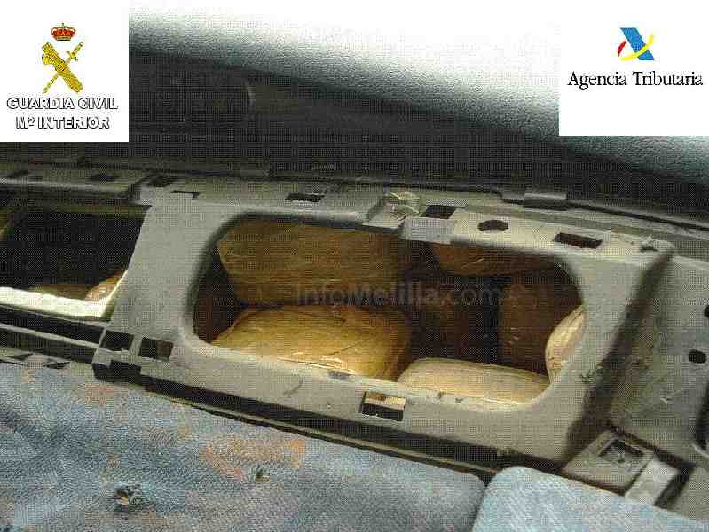 La Guardia Civil interviene 49 kilogramos de droga en tres actuaciones en el puerto de Melilla
