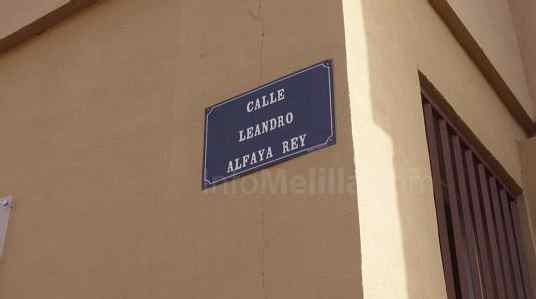 Melilla rinde homenaje al escritor Leandro Alfaya Rey con una calle