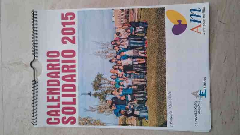Autismo Melilla edita un calendario solidario gracias al trabajo de los miembros de la asociación