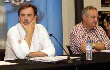 José Ángel Pérez Caabuig junto a José Pastor